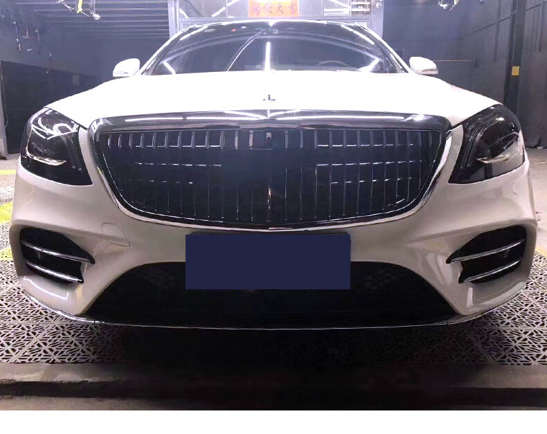 奔驰s级迈巴赫中网s350l s450l s500尾标迈巴赫立标s680包围套件 14