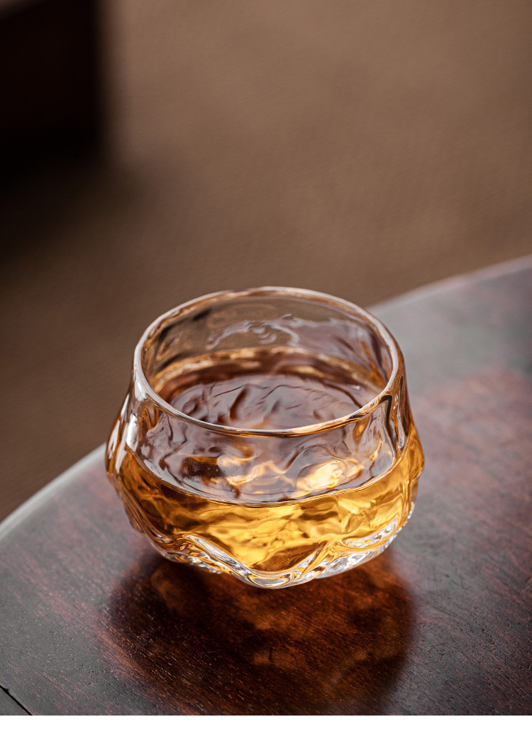 主人杯功夫茶具品茗杯泡茶杯子茶碗单只手作水晶玻璃福袋主人杯无规格