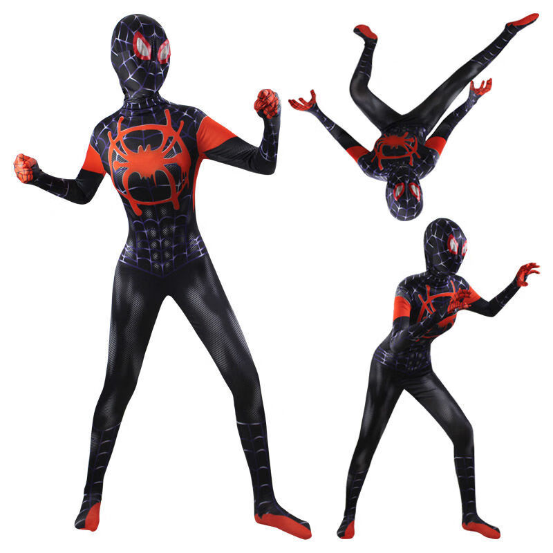 毒液 连体紧身衣蜘蛛侠系列角色扮演儿童服同款cos装男服 银河战士 xl