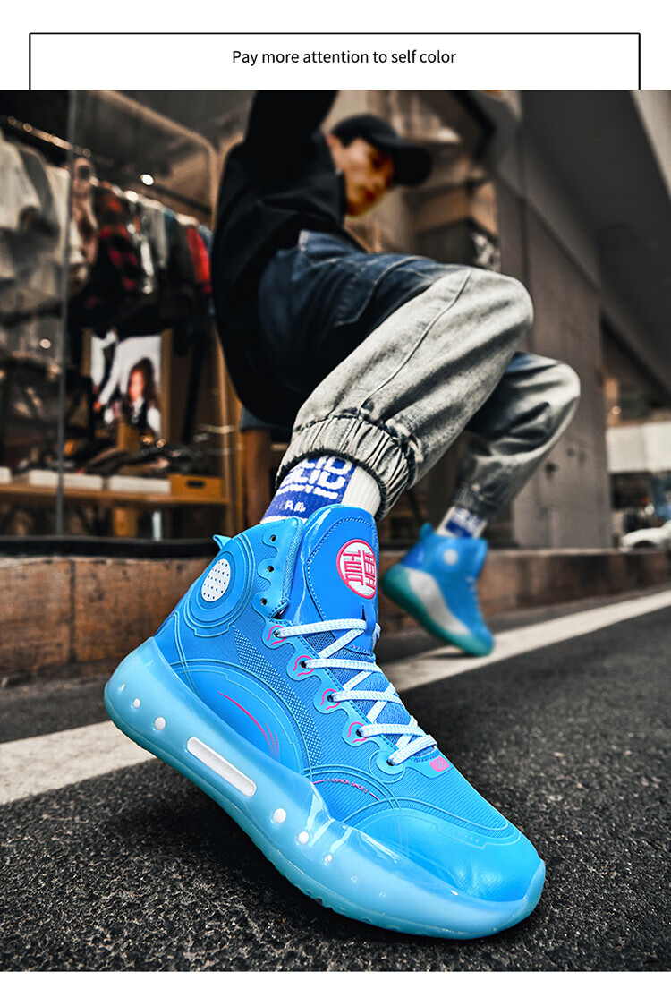 驭帅14夜光篮球鞋男棉花糖韦德科比球鞋欧文7透气全城9青年运动鞋