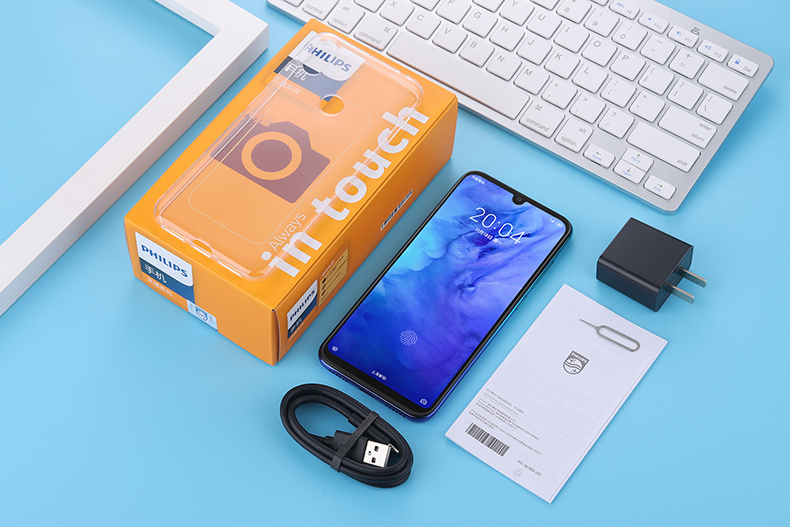 飞利浦philipss610水滴全面屏人脸指纹双解锁通智能手机4g通双卡双待