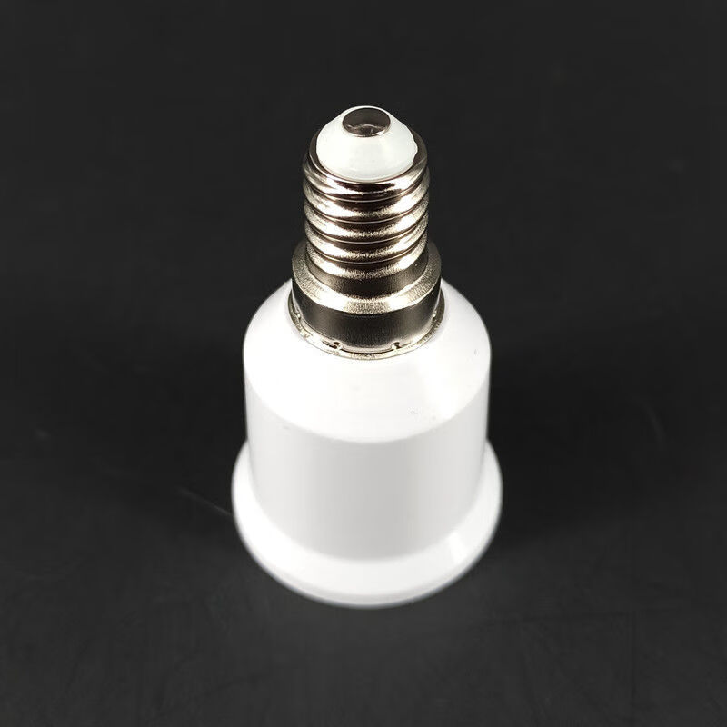 惠利得 转换灯头e14转e27螺口转换器灯口转换灯座转换器e14小头转e27