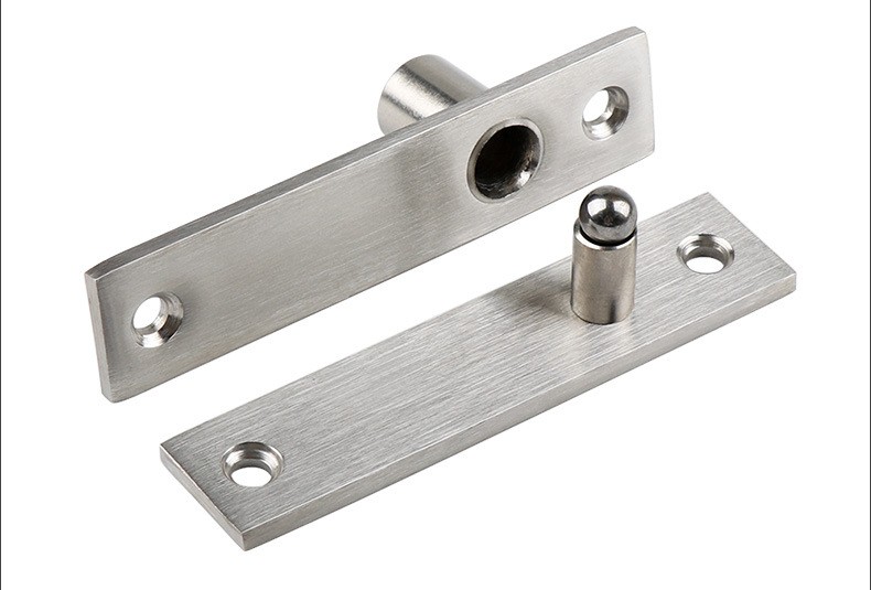 莱瑟不锈钢转轴天地铰高承载木门展示上下铰链定位门轴天地轴旋转门轴