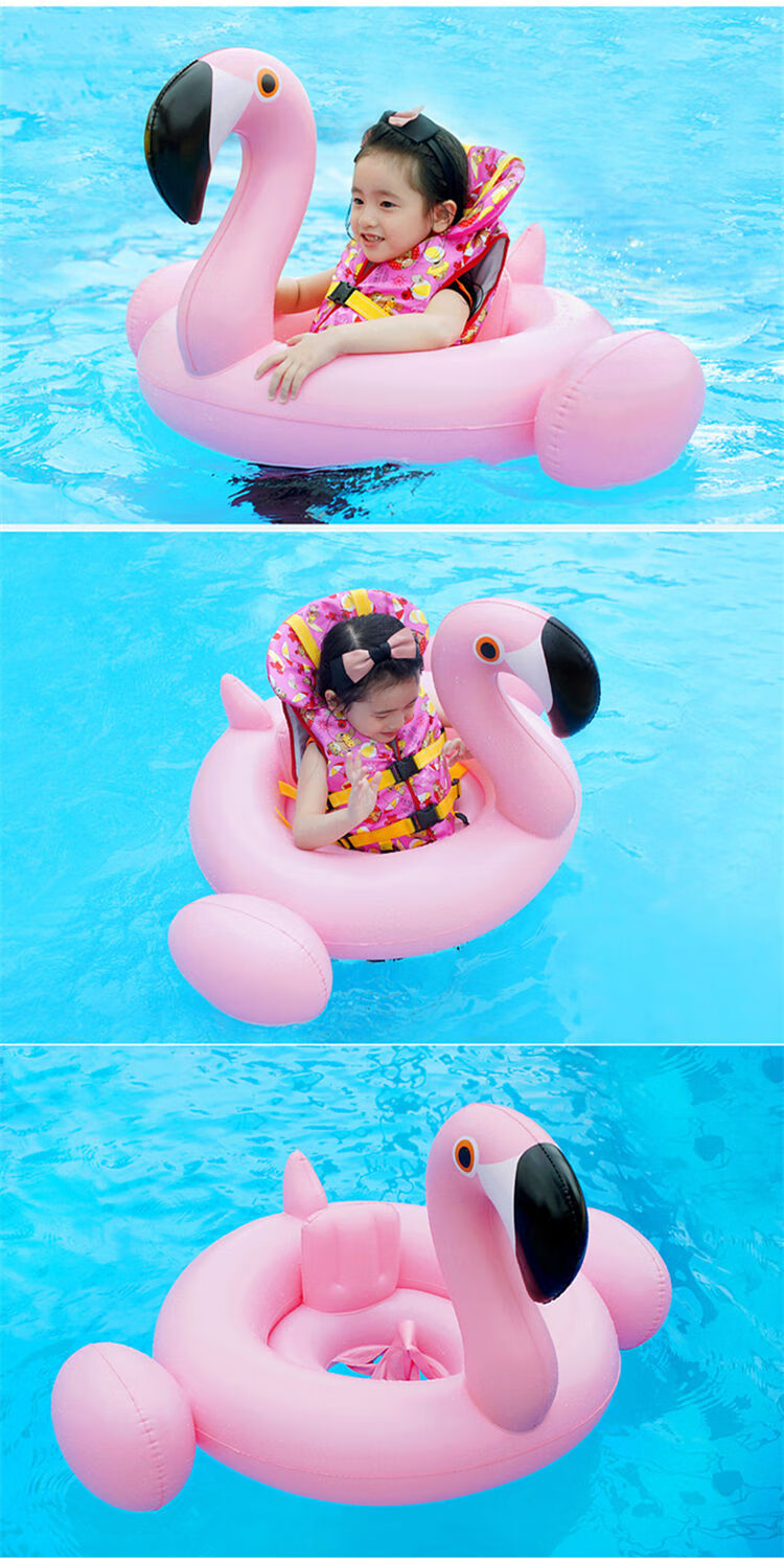 游泳圈儿童婴儿加厚宝宝坐圈骑幼儿救生圈充气游泳圈小孩网红浮圈