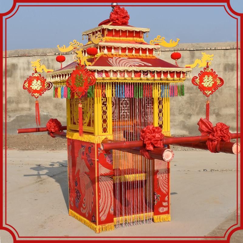 花轿婚庆结婚轿子八抬大轿中式古典婚庆道具喜轿厂家直销支持定做