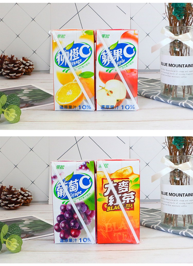 百香果汁300ml6瓶柳橙汁果味冷软饮料网红夏季蜜桃汁6瓶