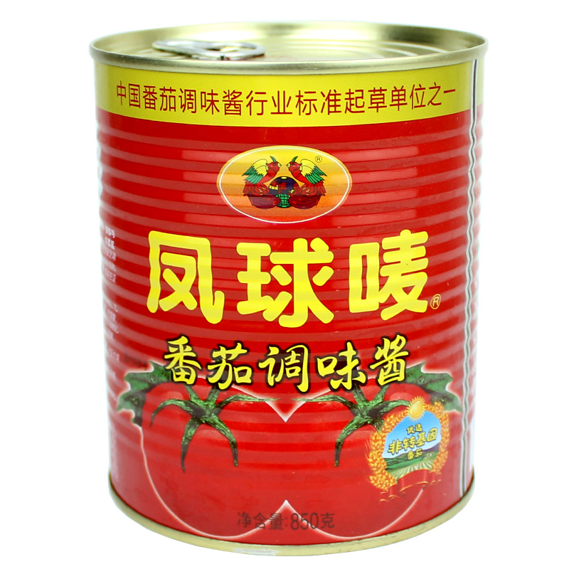 凤球唛番茄沙司850g1kg3kg勾芡糖醋鱼罗宋汤调味番茄酱披萨薯条1kg1瓶