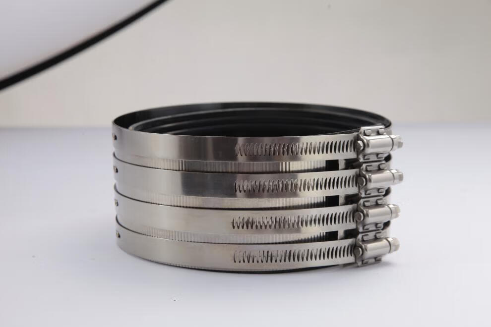 铸铁管卡箍不锈钢管束排下水管卡箍柔性抱箍接头pvc管卡箍强力卡 3寸