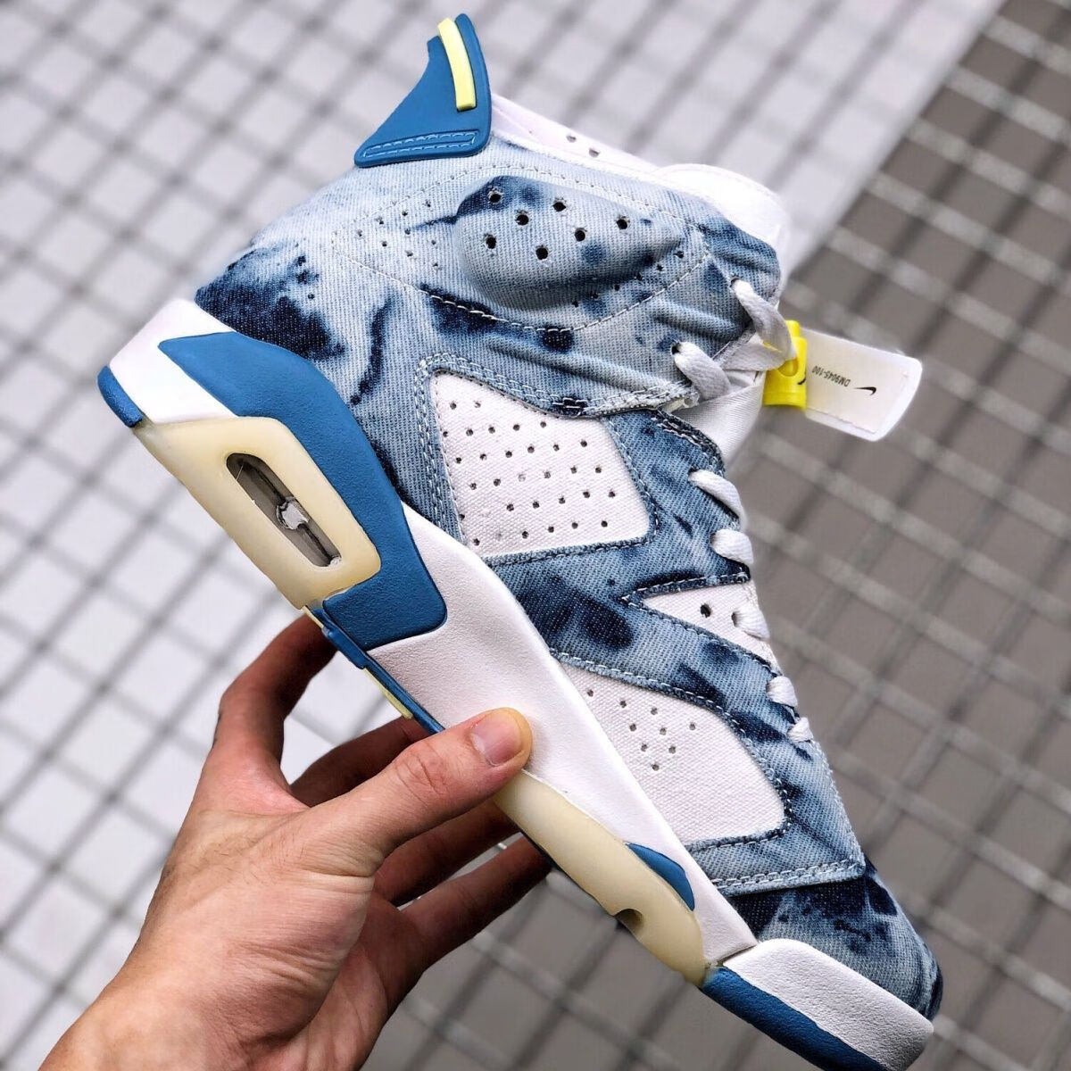 纯原aj6高帮气垫篮球鞋北卡蓝樱木花道胭脂红卡其棕ts联名兔八哥篮球