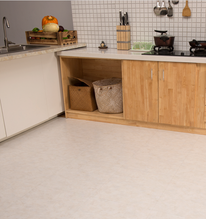 厨房地板贴 pvc自粘环保 pvc自粘地板耐磨地板革地面翻新地胶贴纸家用