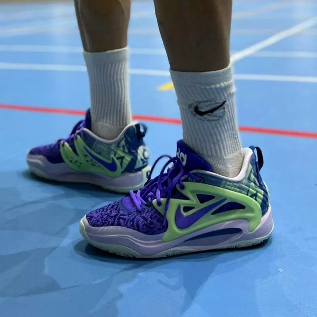 纯原杜兰特15代篮球鞋气垫 kd15男子实战战靴 杜兰特15_乳腺粉 36