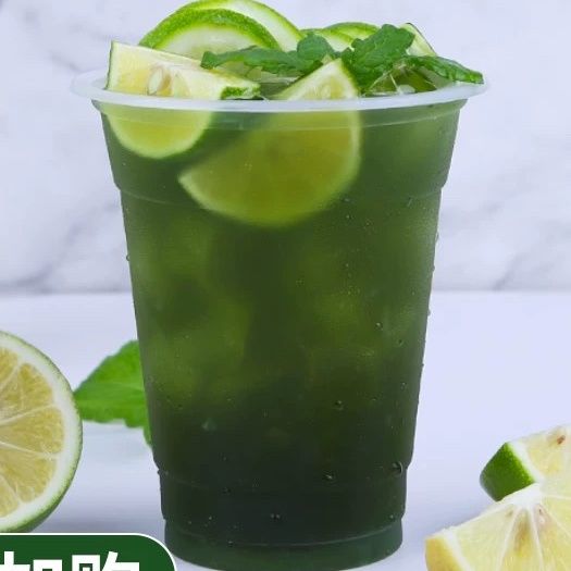 25泰式绿茶风味糖浆清爽薄荷暴打渣男柠檬茶手标泰绿浓缩汁 泰绿糖浆