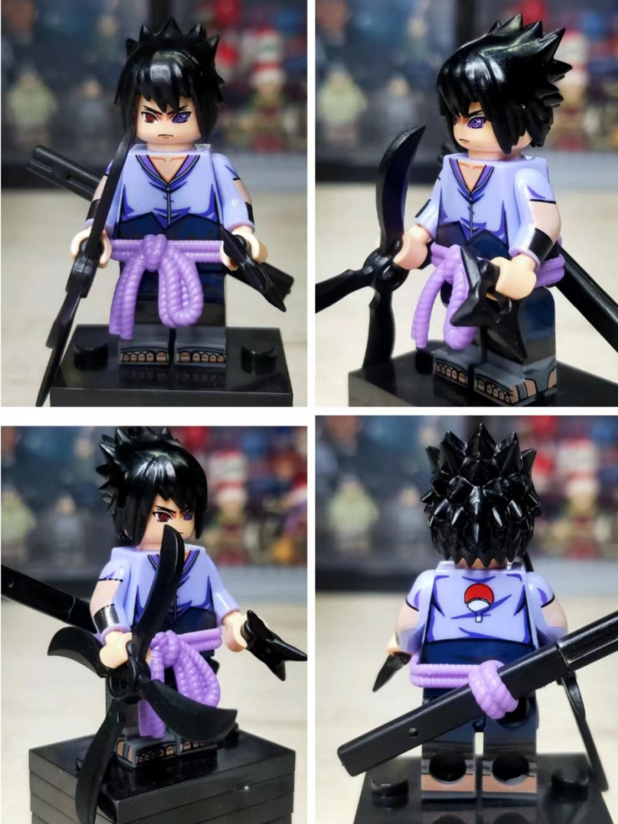 乐高(lego)火影忍者卡卡西佐助第三方稀有人仔拼装积木玩具动漫人物