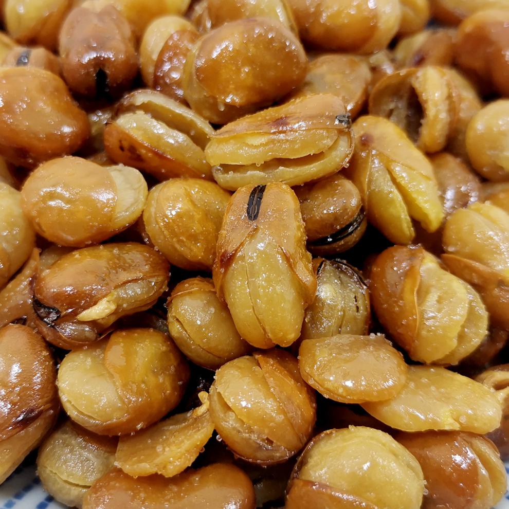 老味油炸蚕豆天津老虎豆散装1000油酥豆开口兰花豆特产炒货零食 1000