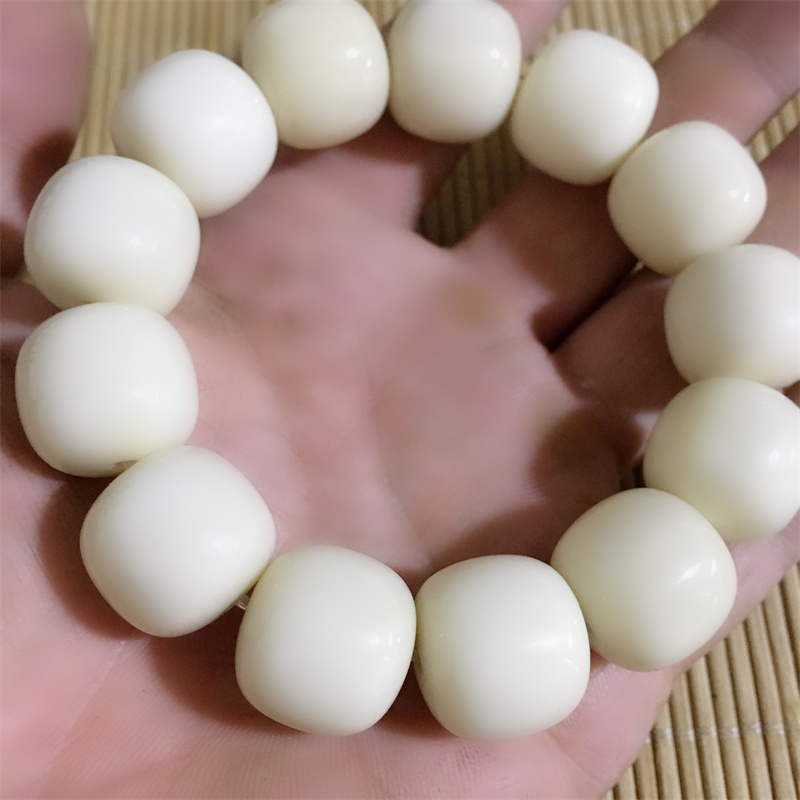 象牙果老型手串 老型珠佛珠 牙果单圈手链 老型桶珠 手串男 20mm*19mm