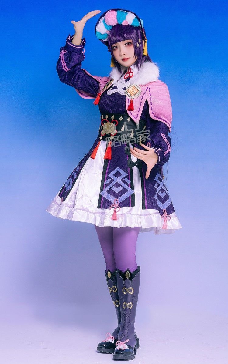 原神cos服云堇锦cosplay洛丽塔和风披肩连衣裙可爱动漫游戏服装女云堇