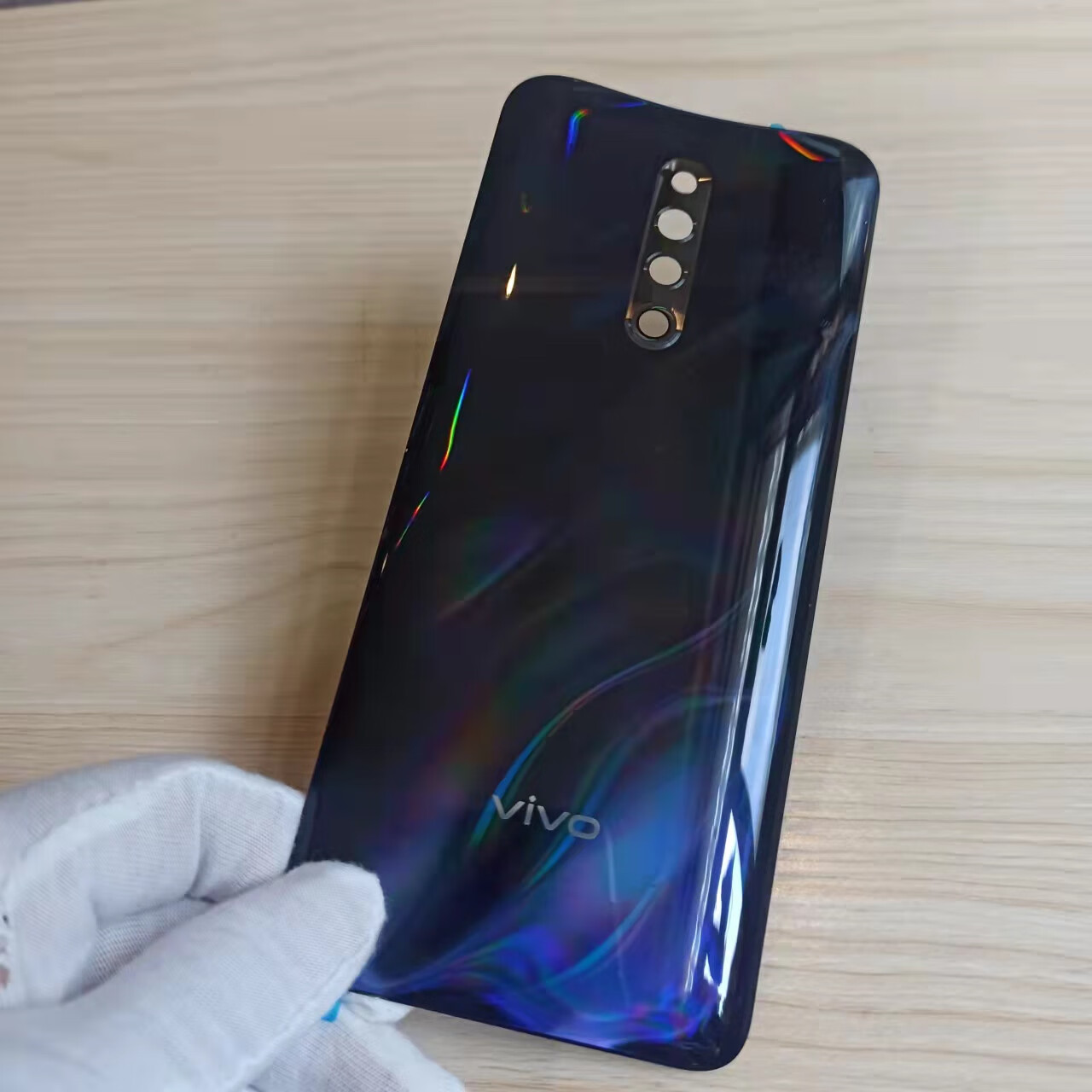 vivo原装拆机后盖x27pro原装拆机中框 过售后 x27pro黑珍珠中框(无