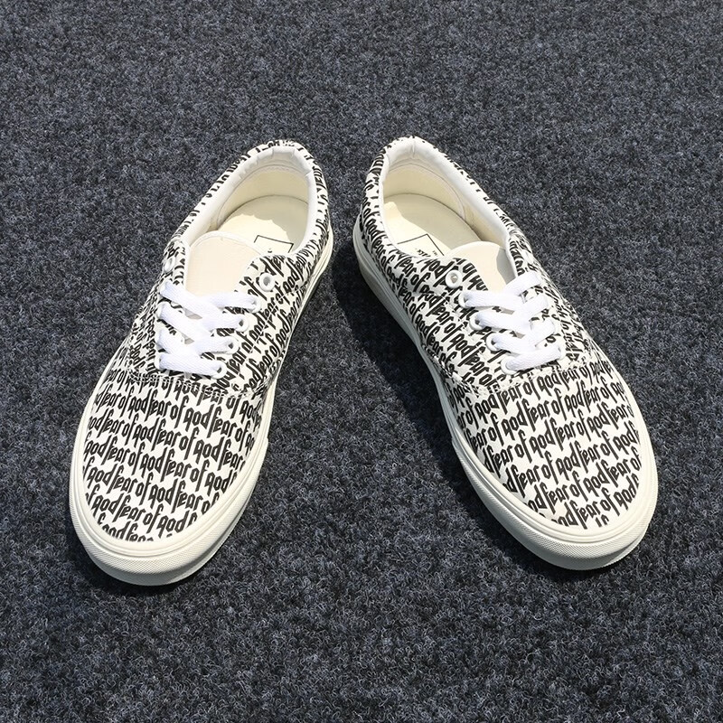 万斯(vans)官方联名fog鞋子50周年纪念款夏季男鞋板鞋男 字母满印 35