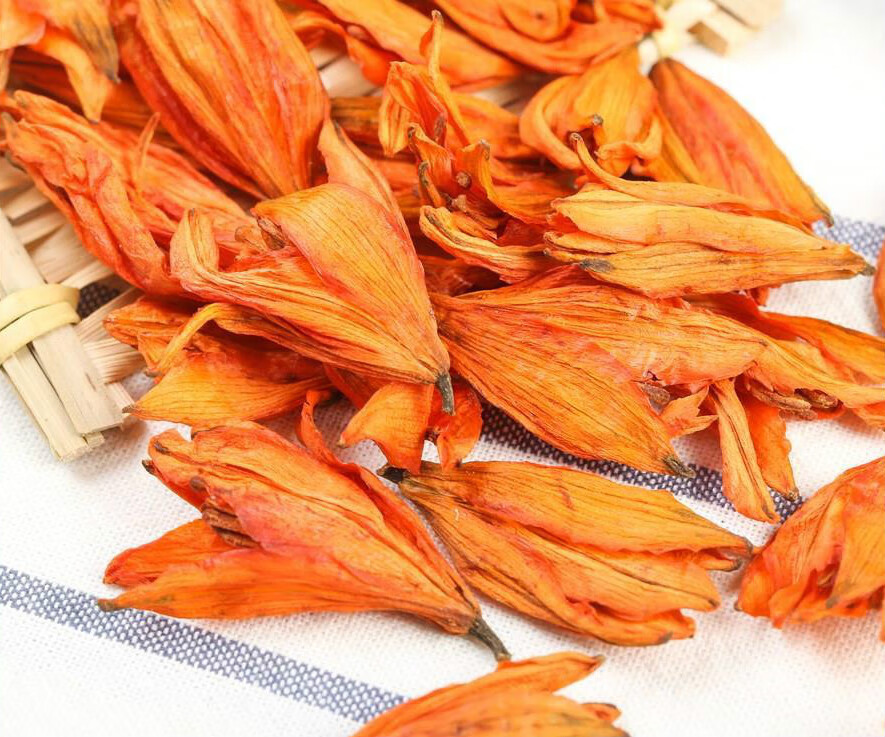 百合花茶百合花干茶女性泡茶泡水喝精选养生茶搭桂花玫瑰 百合花 买一