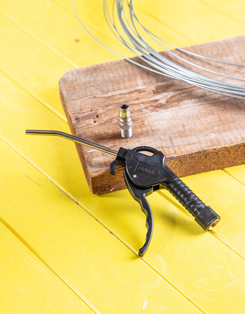 得力(deli)230mm吹尘枪吹气工具 高压气吹尘抢用长嘴吹气车用抢工业