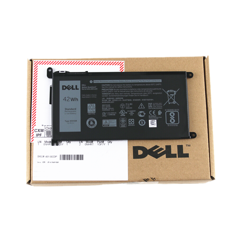 戴尔dell 灵越 燃7000 7460 7560 7472 原装电池 3芯 42wh inspiron