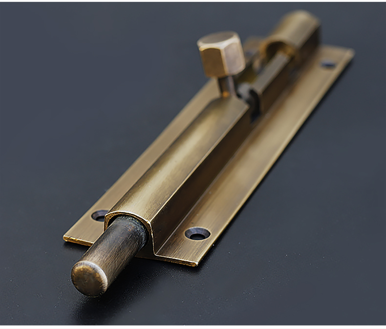 汉利仕插销门栓对开大门加长天地插销锁扣老式庭院木门地插户外复古