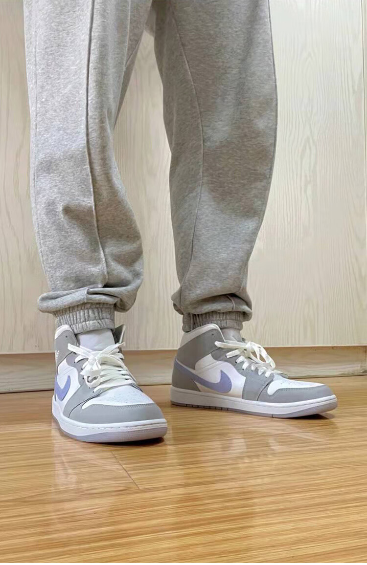 【官方旗舰】air 1mid aj1高帮扣碎篮板鞋子空军一号男款高帮aj1大学