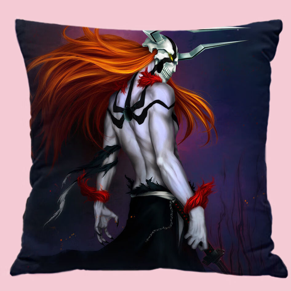 死神周边抱枕黑崎一护日番谷冬狮郎动漫靠枕头生日礼物定做 1 35x35