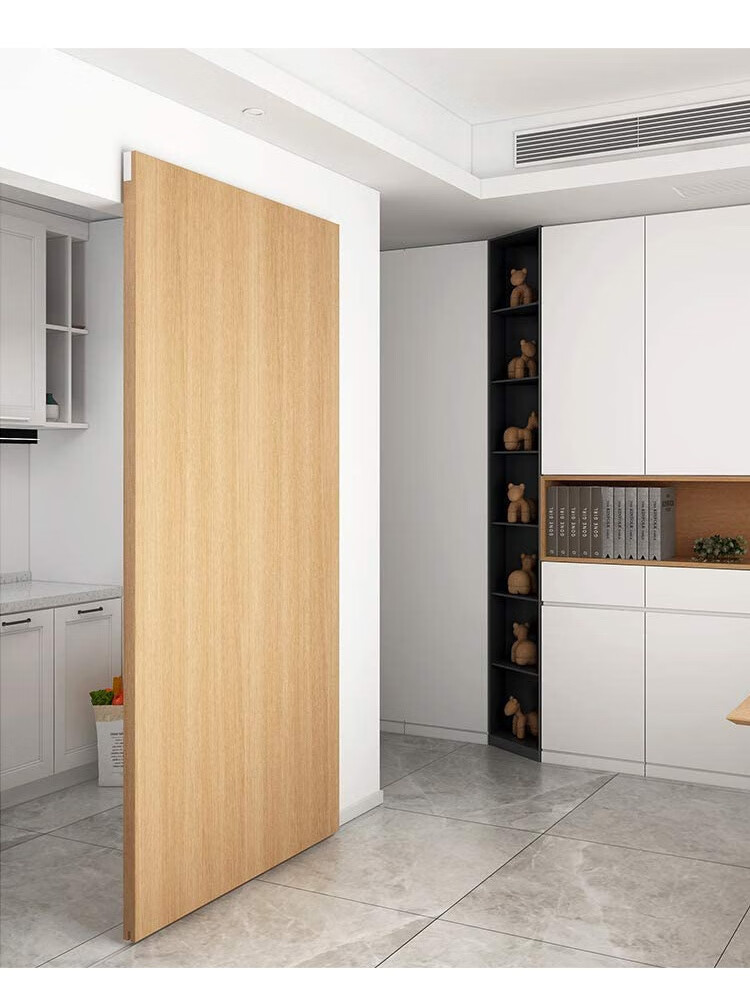 定制幽灵门隐藏轨道彩雕镜子黑板吊轨厨房卫生间隐形门推拉谷仓门