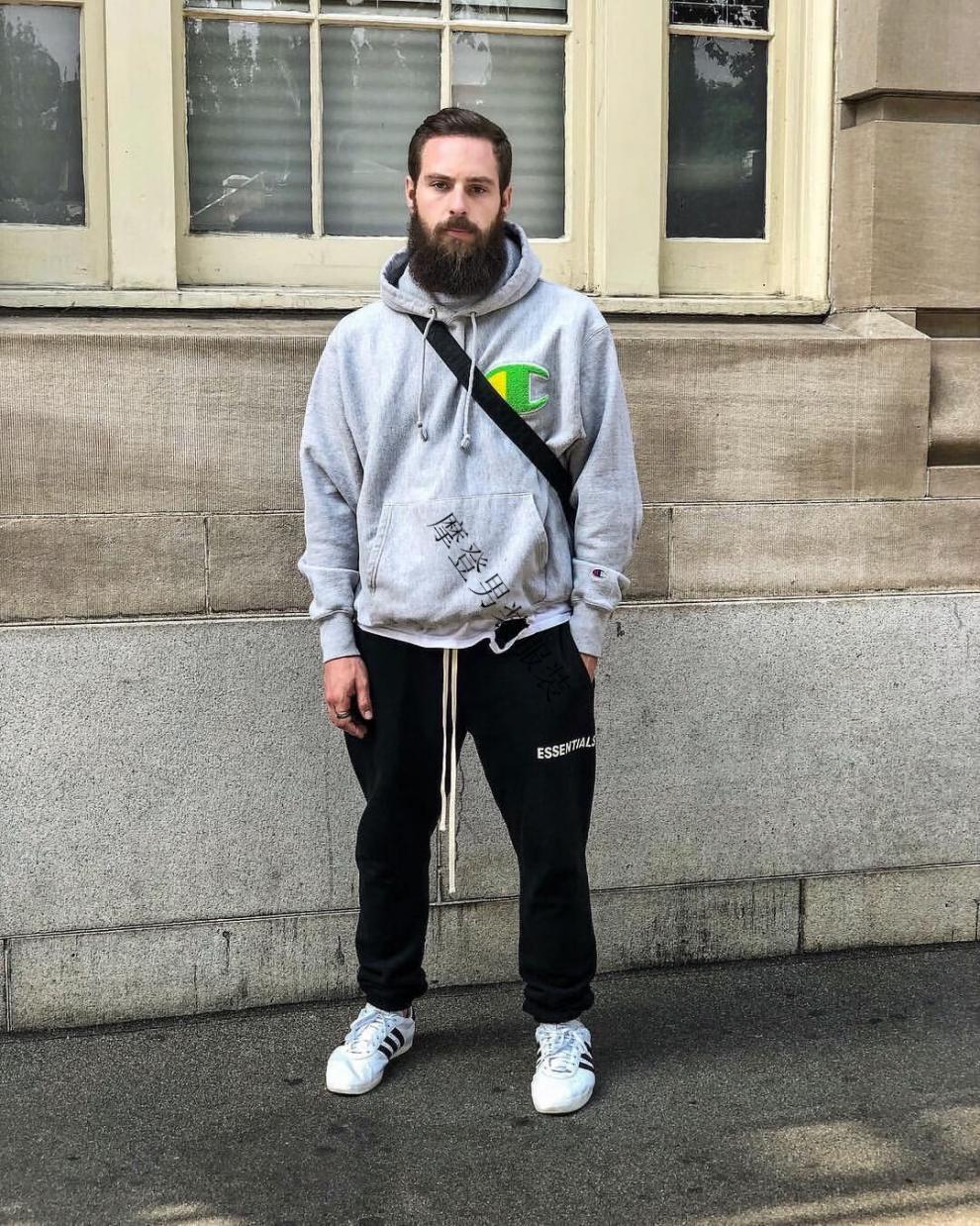 霸雅海fear of god fog essentials复线高街潮牌裤子休闲运动卫裤长裤