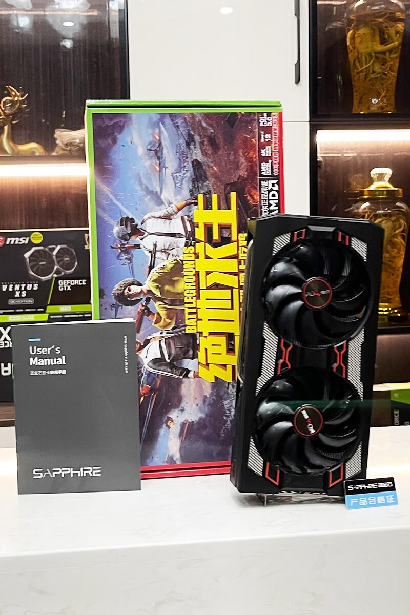 技嘉华擎rx 5700 xt 8g d6 蓝宝石64 rx 5700 x超白金高端显卡 憾讯