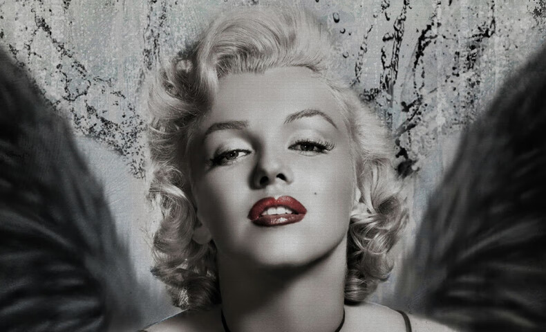 絮之家玛丽莲梦露奥黛丽赫本海报挂画女神客厅装饰画玄关画艺术酒吧