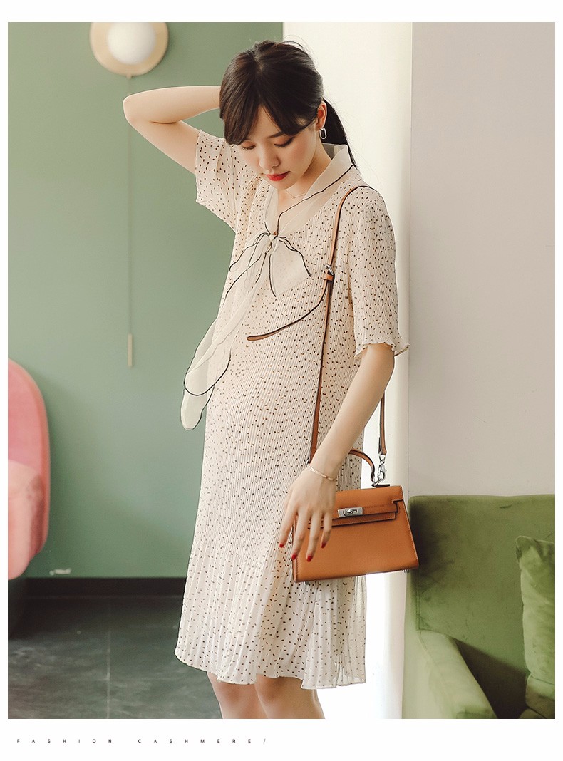 米度丽孕妇装夏天裙子孕妈妈孕妇连衣裙仙女超仙娃娃雪纺裙潮妈7532