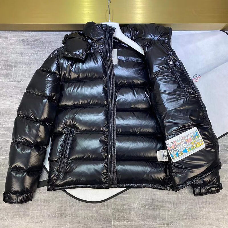 蒙口高档羽绒报羽绒服玛雅款90%白鸭绒陈奕迅网红同款外套鸭绒 黑内