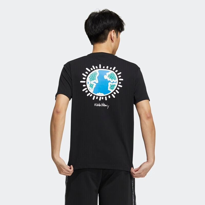 阿迪达斯(adidas)neo短袖男t恤夏季新款休闲时尚舒适透气运动服fm6230