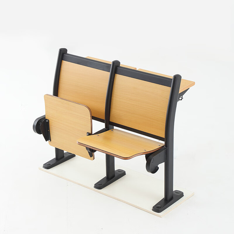 阶梯教室排椅阶梯教室排椅会议室固定连排椅实木礼堂椅翻板椅硬座学校