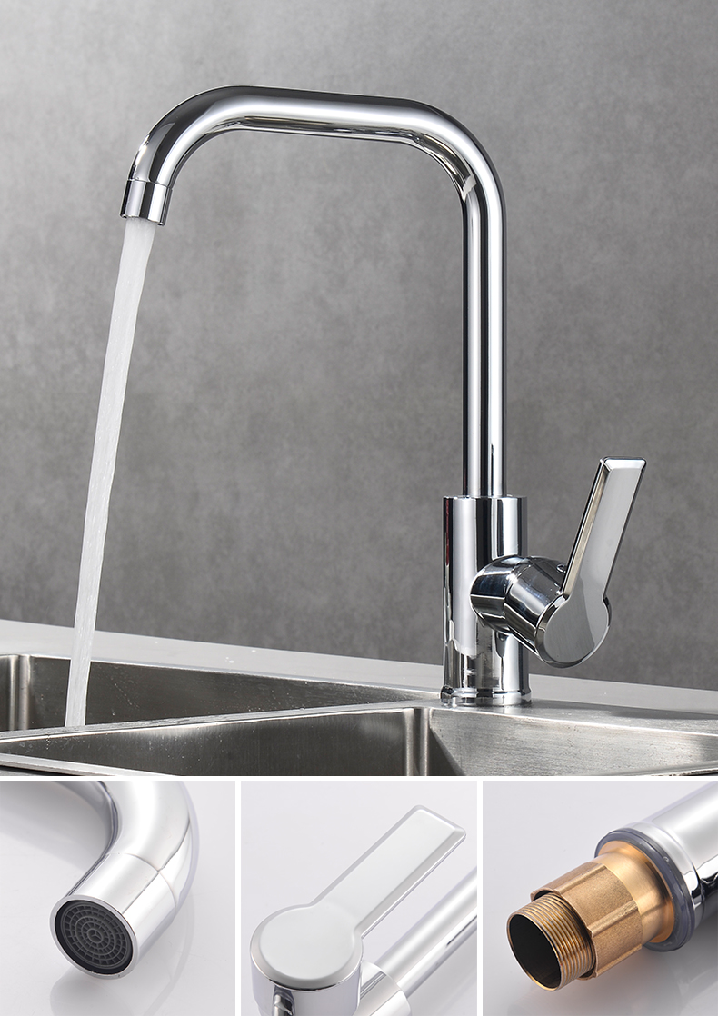 jomoo九牧水龙头 九牧全铜厨房冷热水龙头 九牧洗菜盆水龙头 f901