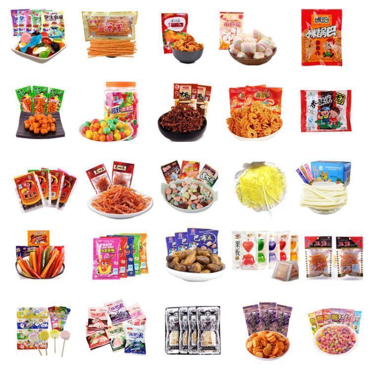 8090后怀旧零食大礼包经典童年小时候的老式小卖部校园混装 不重复