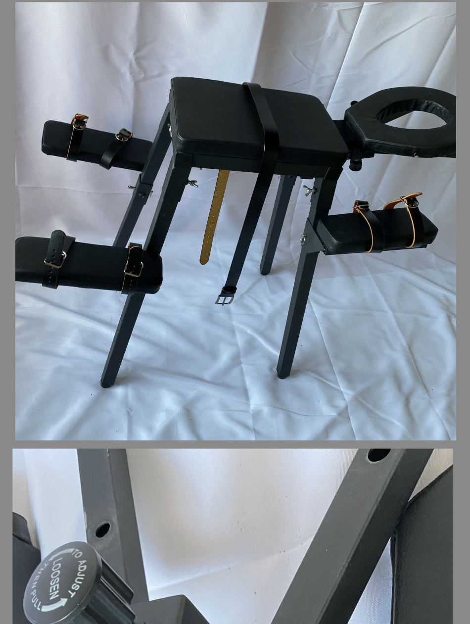 sm手铐女女用男罚跪器固定炮机强制拘束架情趣道具惩