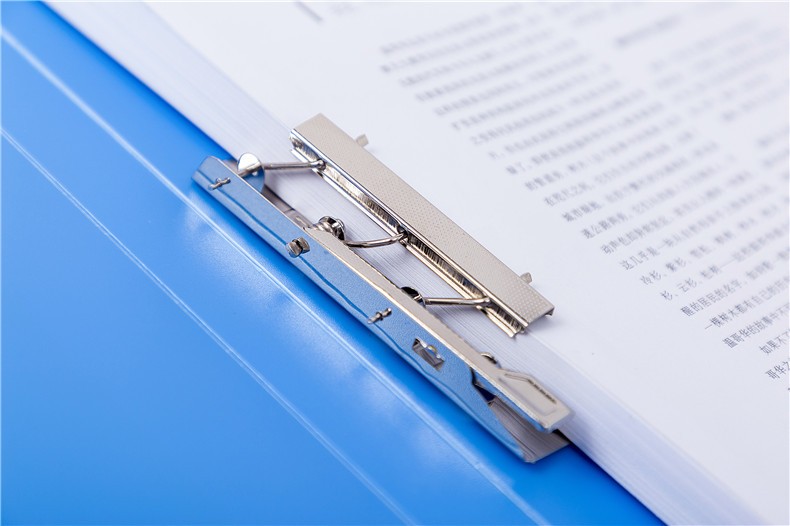 天顺 加厚a4彩色文件夹强力单夹塑料资料册插页夹垫板试卷夹子档案夹