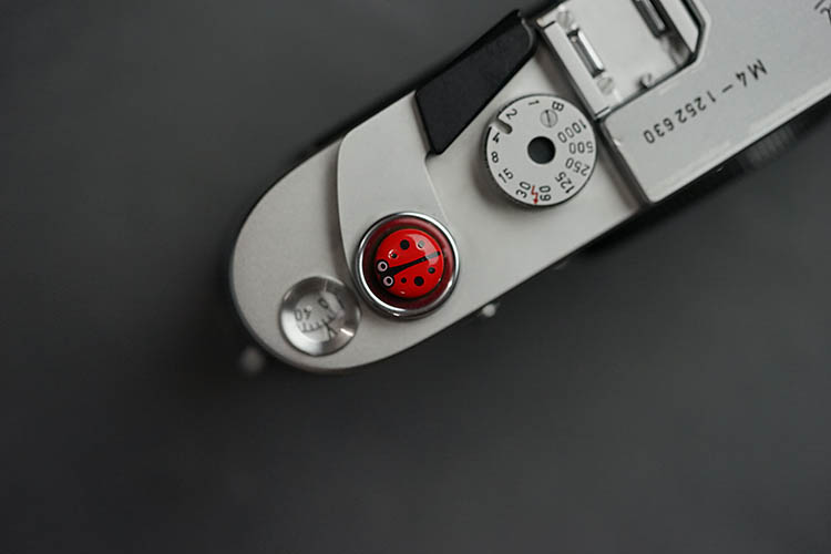 徕卡富士微单瓢虫快门按钮相机快门钮按键小红点圆点 白色 white (粗