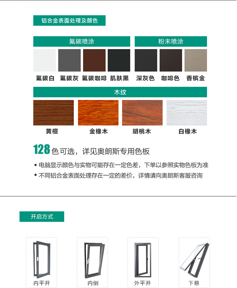 上海天津奥朗斯断桥铝门窗封阳台落地窗平开推拉纱窗一体隔音保温中空