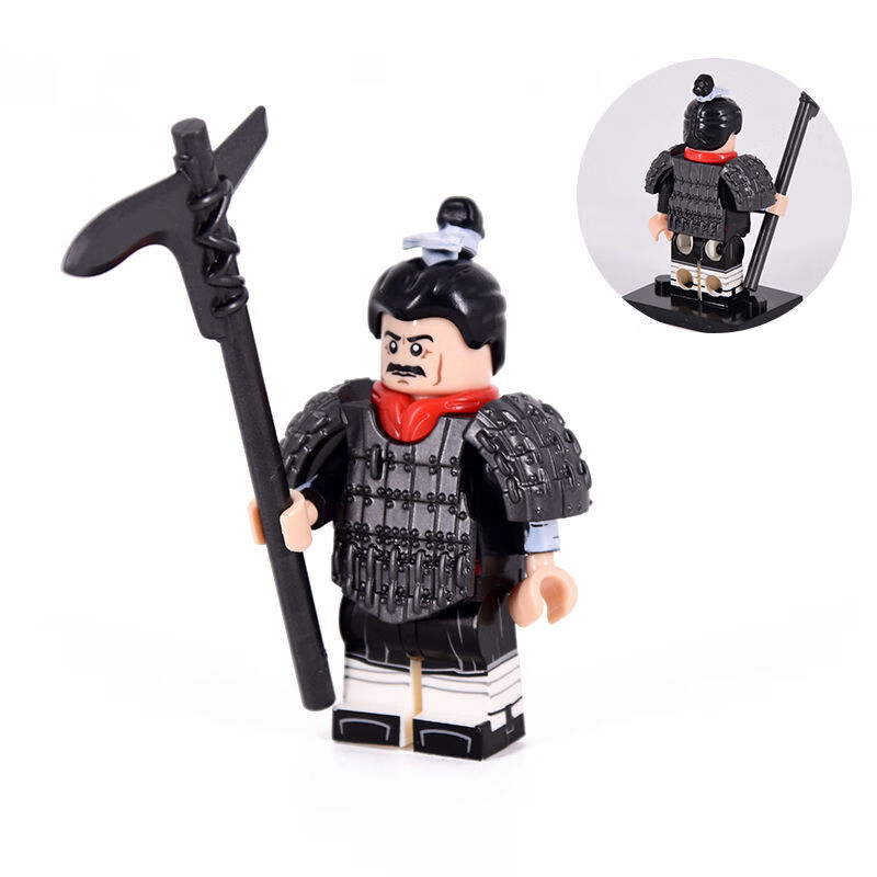 乐高(lego)中国古代秦始皇兵马俑秦朝士兵人仔拼装积木男孩玩具