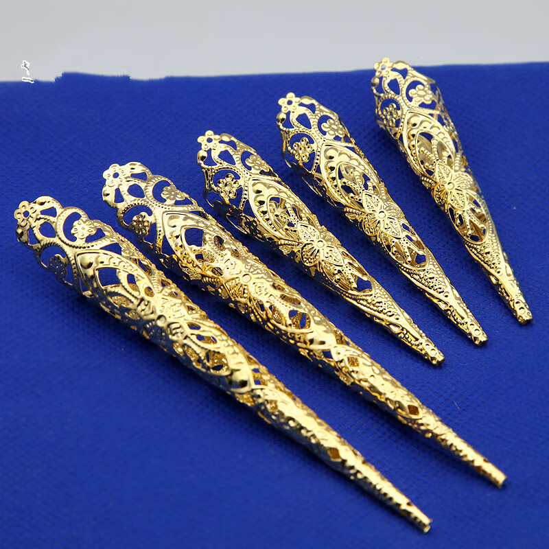 古装古风清朝宫廷手指套护甲套指甲套娘娘延禧攻略 【镂空款】12cm