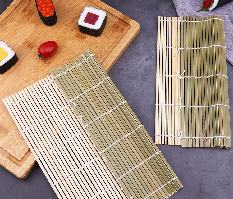 阖萱寿司卷竹帘紫菜包饭帘24cm27cm30cm青皮海苔包饭竹制卷帘寿司工具