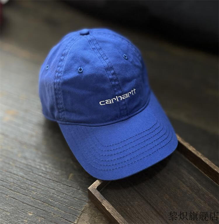 卡哈特帽子 carhartt卡哈特帽子刺绣字母软顶棒球帽男女休闲百搭水洗