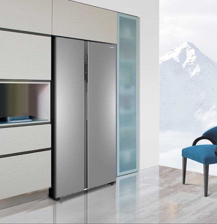 海尔冰箱对开门 bcd-527wdpc 527升风冷无霜双变频电冰箱 纤薄机身