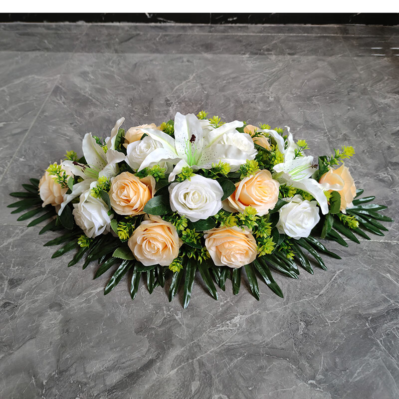 会议室仿真桌花会议桌花仿真花摆件会议室仿真桌花签到台桌面摆设装饰