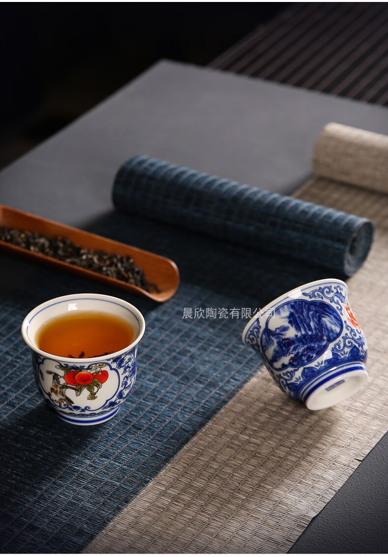 酒盏喜茶杯子酒杯家用白酒陶瓷酒樽仿古老式小酒盅黄酒米酒碗古风酒盏