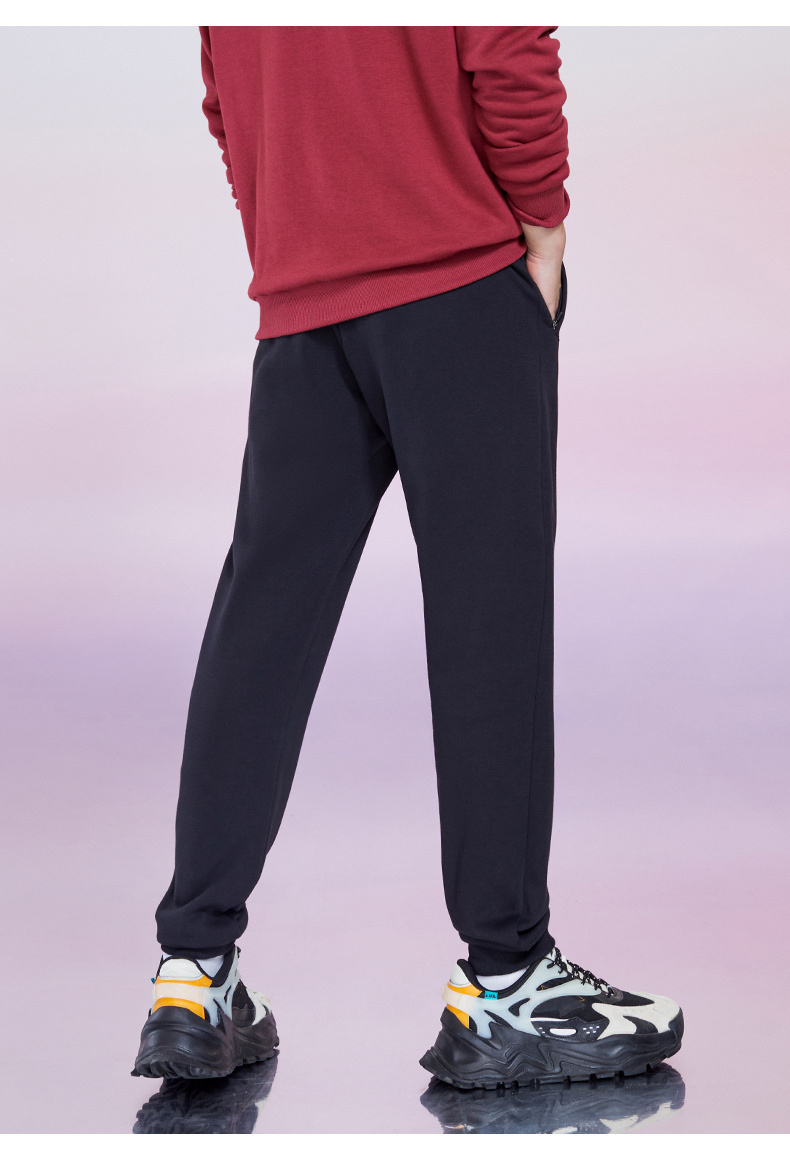 安踏(anta) 加绒裤运动裤男裤子针织束脚裤男秋冬保暖加厚卫裤休闲裤